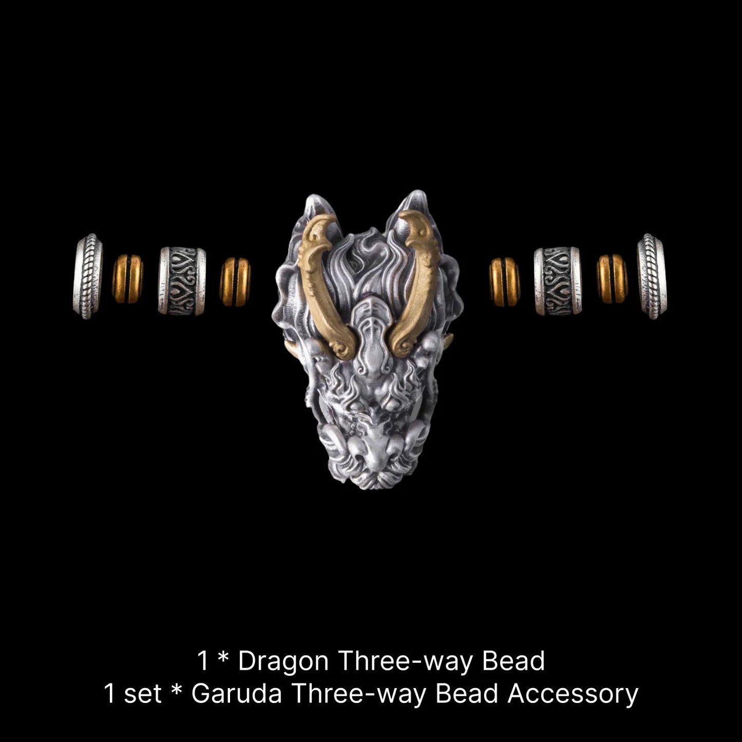 New Dragon Three way Bead Large Version Style Option08