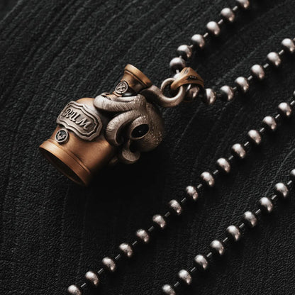 Octopus Capsule Pendant