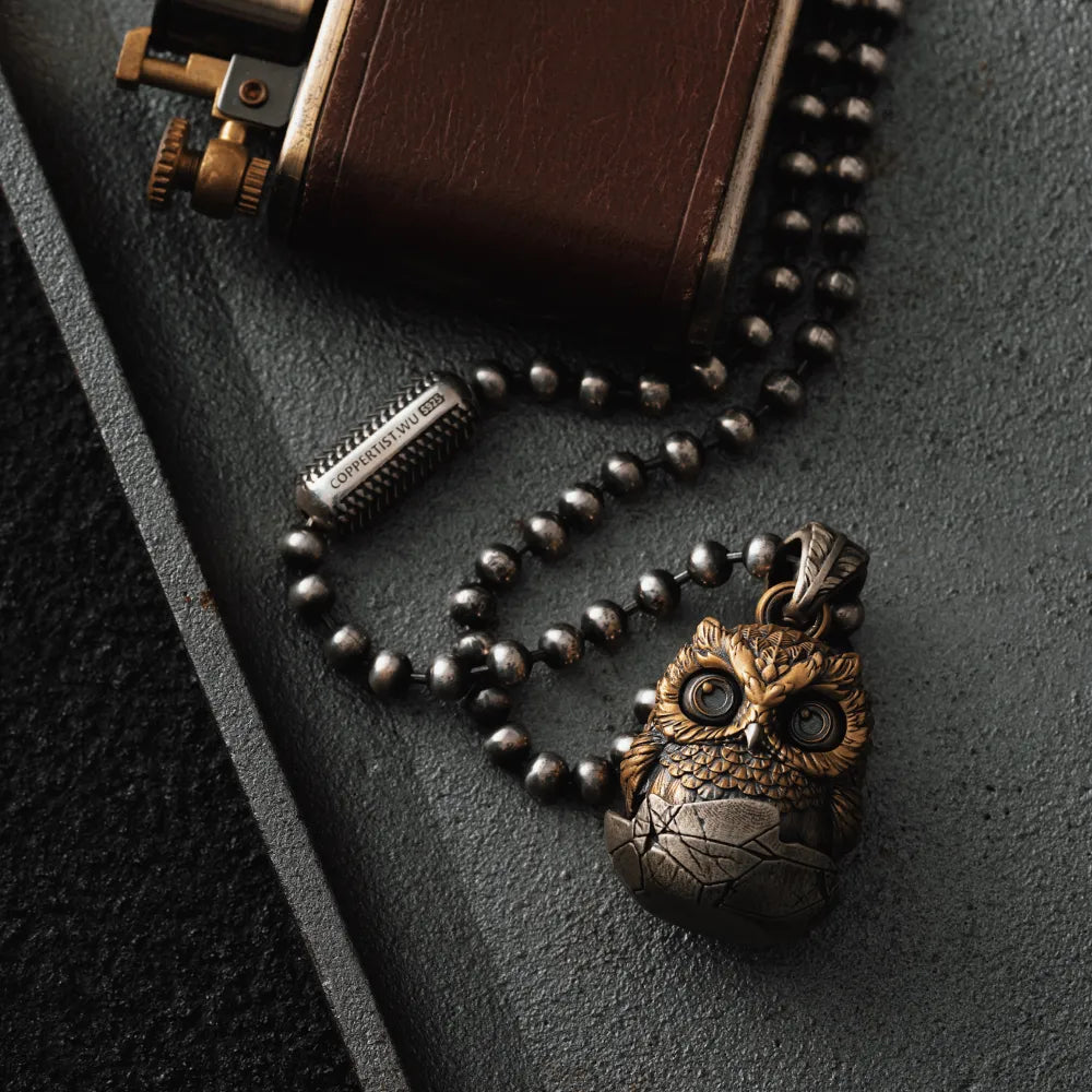 Owl Fidget Pendant