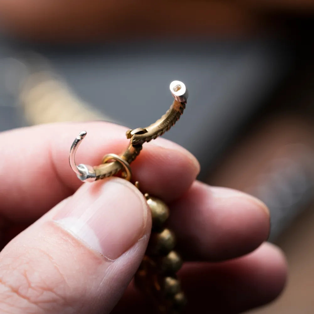 Rattlesnake Tail Earrings