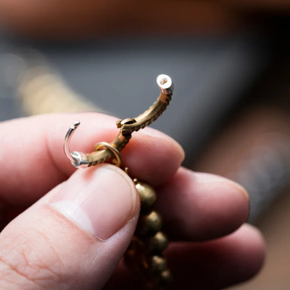 Rattlesnake Tail Earrings