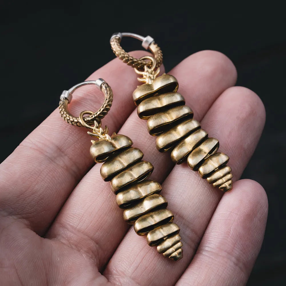Rattlesnake Tail Earrings