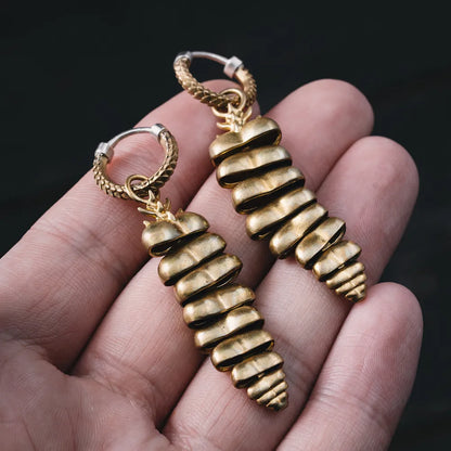 Rattlesnake Tail Earrings