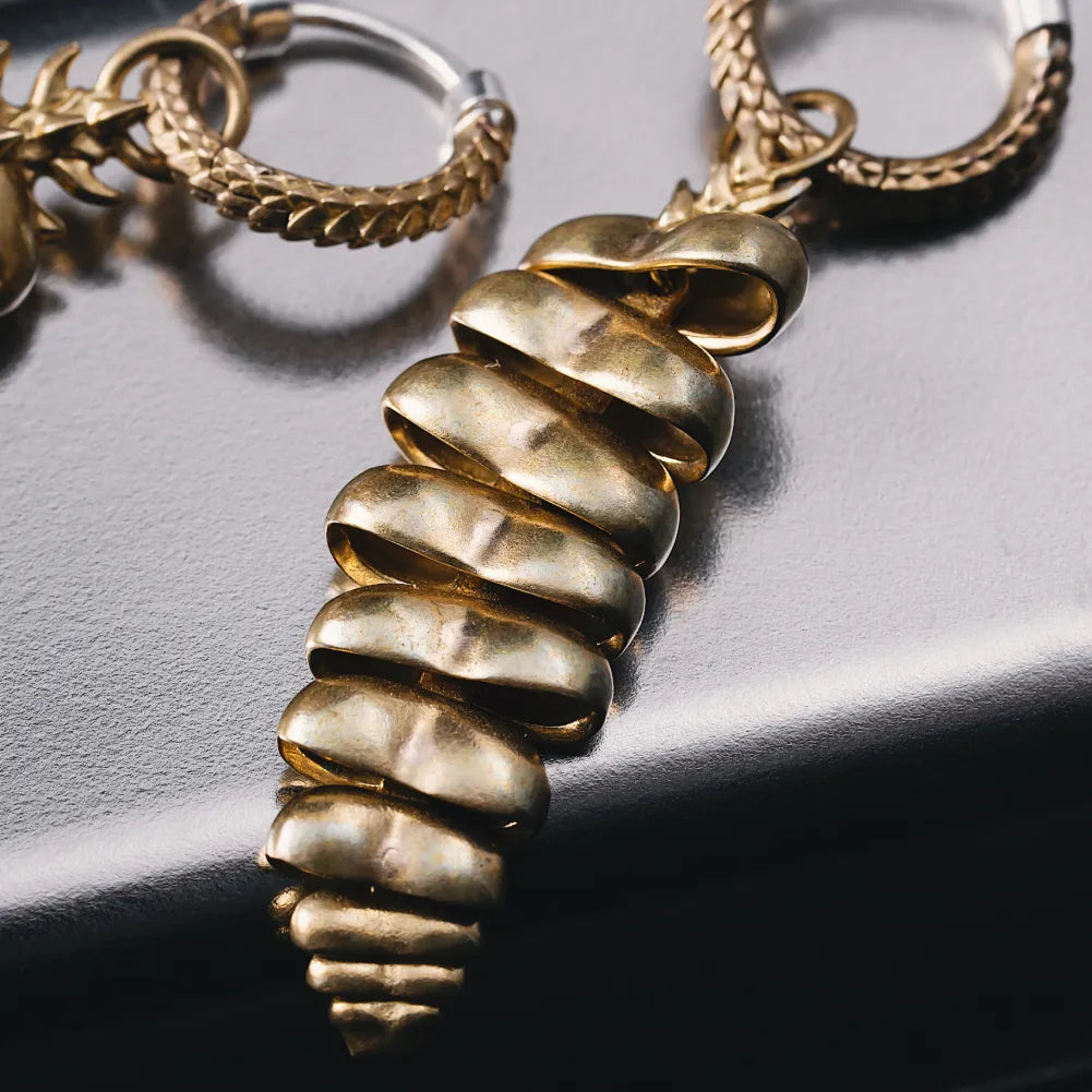 Rattlesnake Tail Earrings