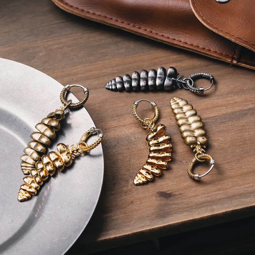 Rattlesnake Tail Earrings