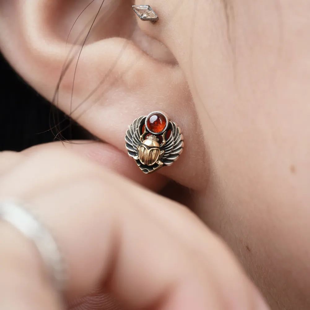 Scarab Studs