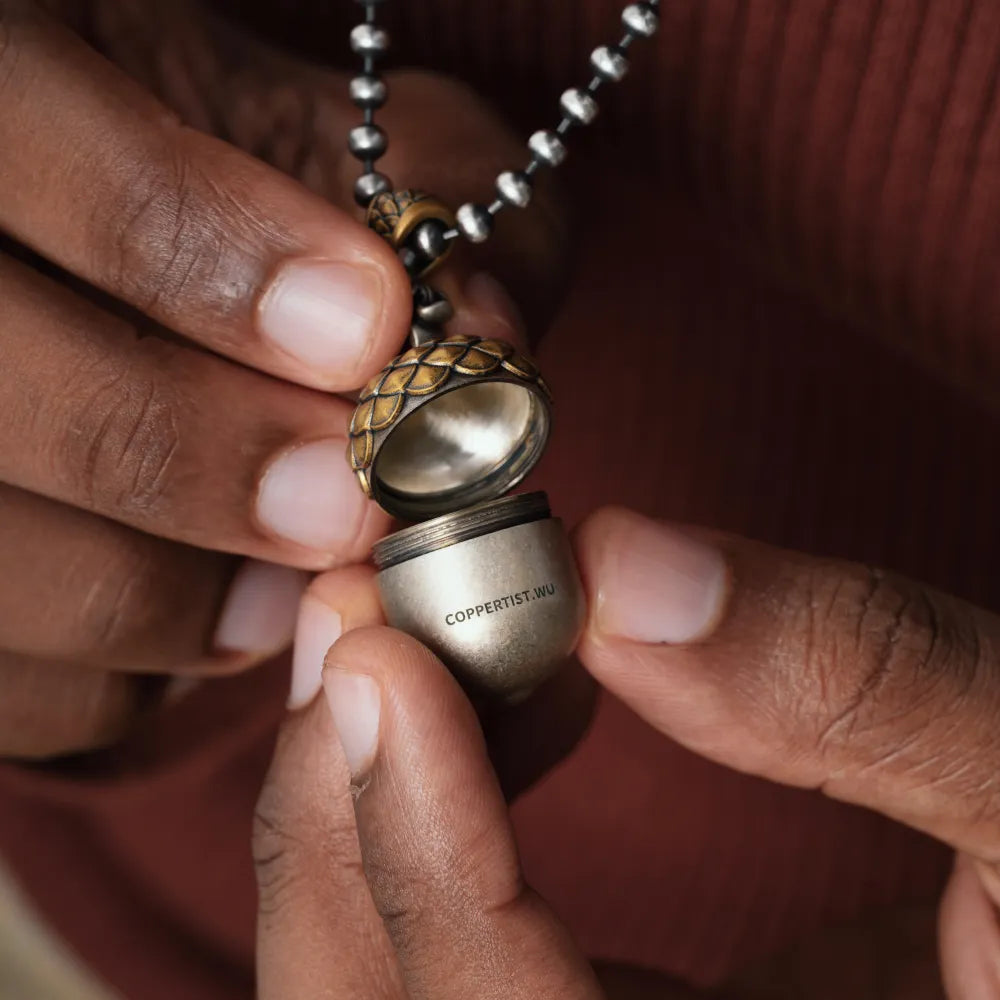 Acorn Capsule Pendant