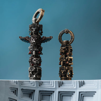 Mayan Totem Pendant