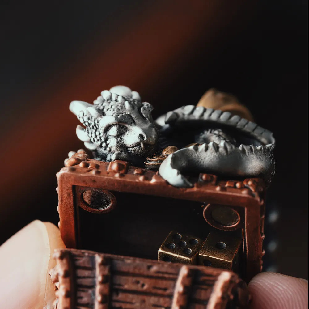 Dragon Treasure Chest Pendant