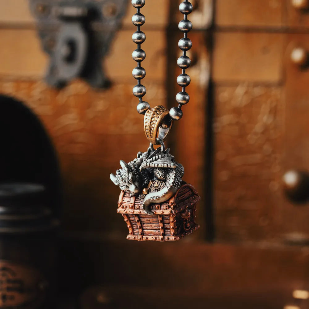 Dragon Treasure Chest Pendant
