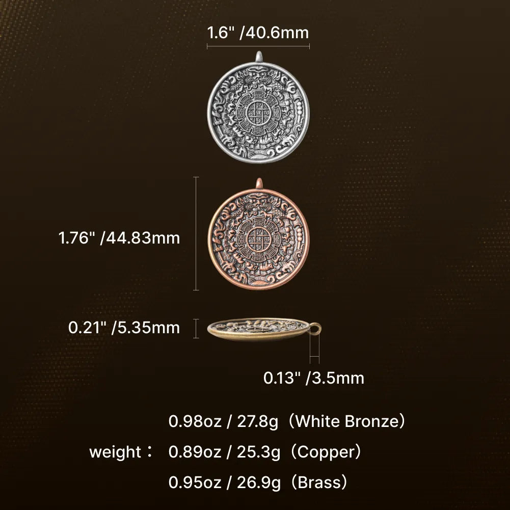 Brass Nine Palaces Bagua Talisman Pendant Promotion Details