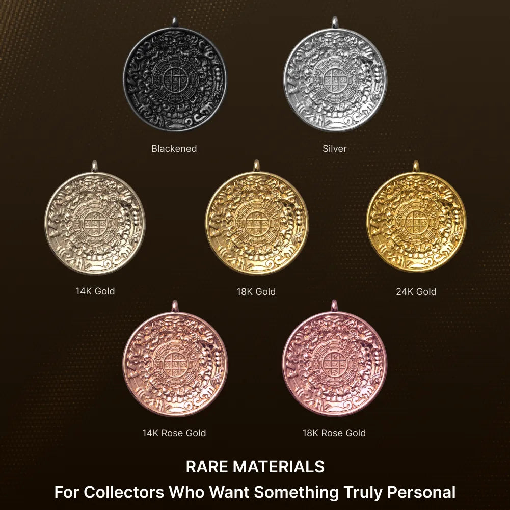 Nine Palaces Bagua Talisman Pendant More Materials
