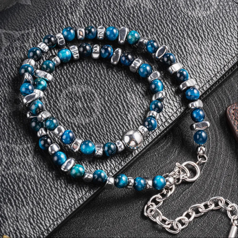 Ocean Fade Ti Steel Chain Necklace Details 05
