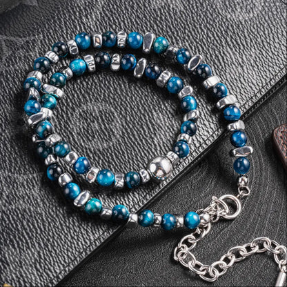 Ocean Fade Ti Steel Chain Necklace Details 05
