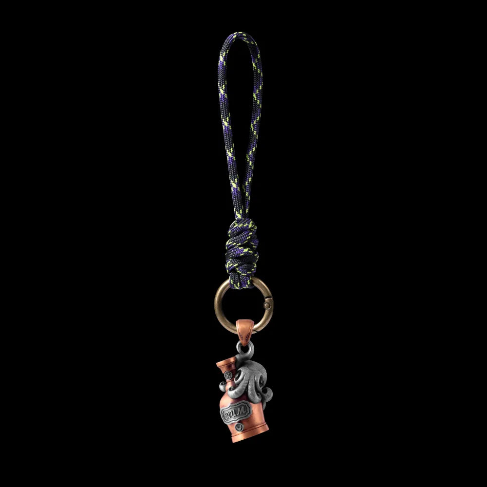 With Paracord Braided Keychain