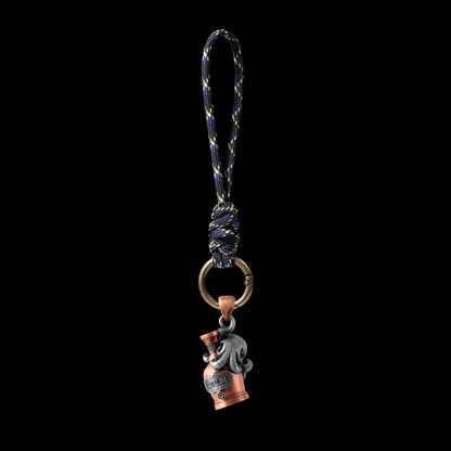 With Paracord Braided Keychain
