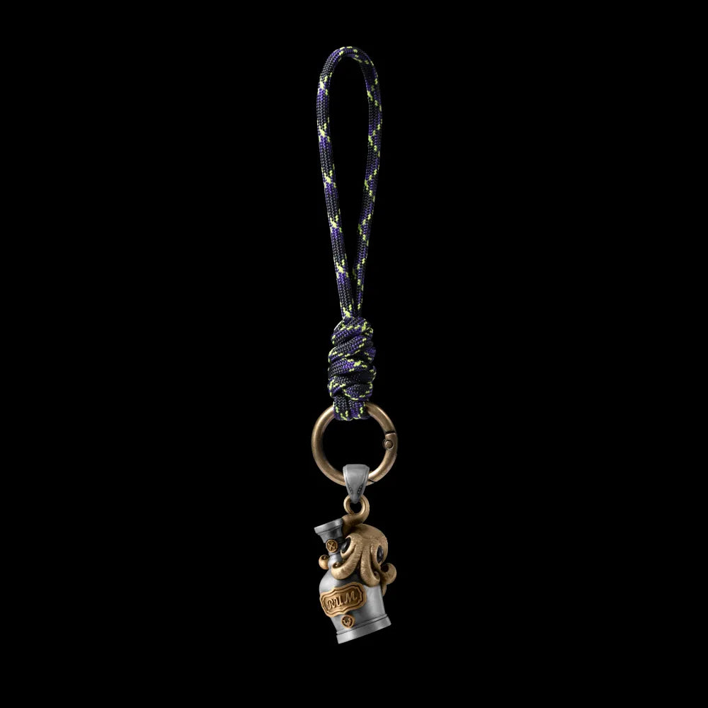 With Paracord Braided Keychain