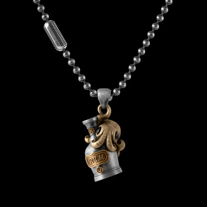With Ball Chain Necklace
