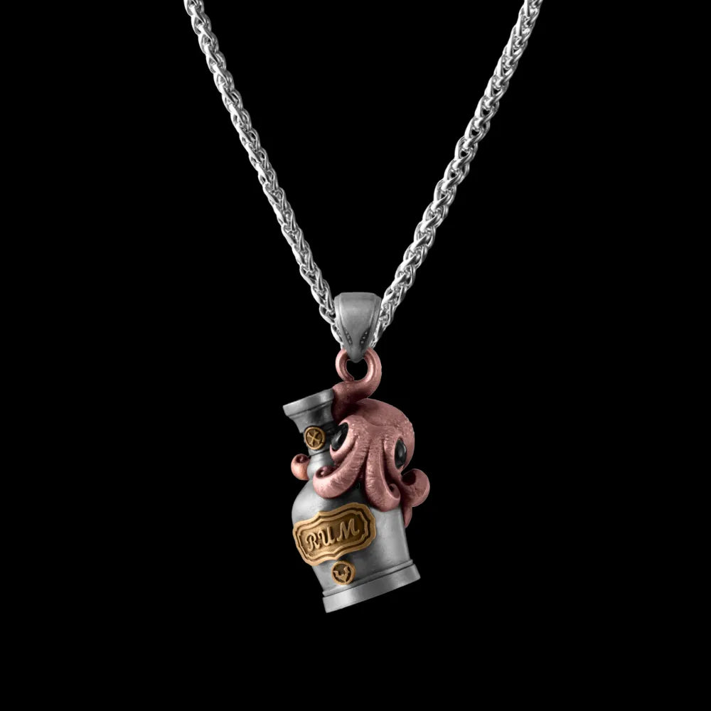 With Titanium Steel Chain Necklace