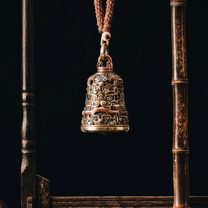 Oriental Patterned Bell Large Details 09