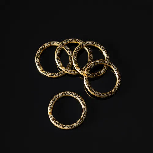Ouroboros Key Ring 5PCS Brass