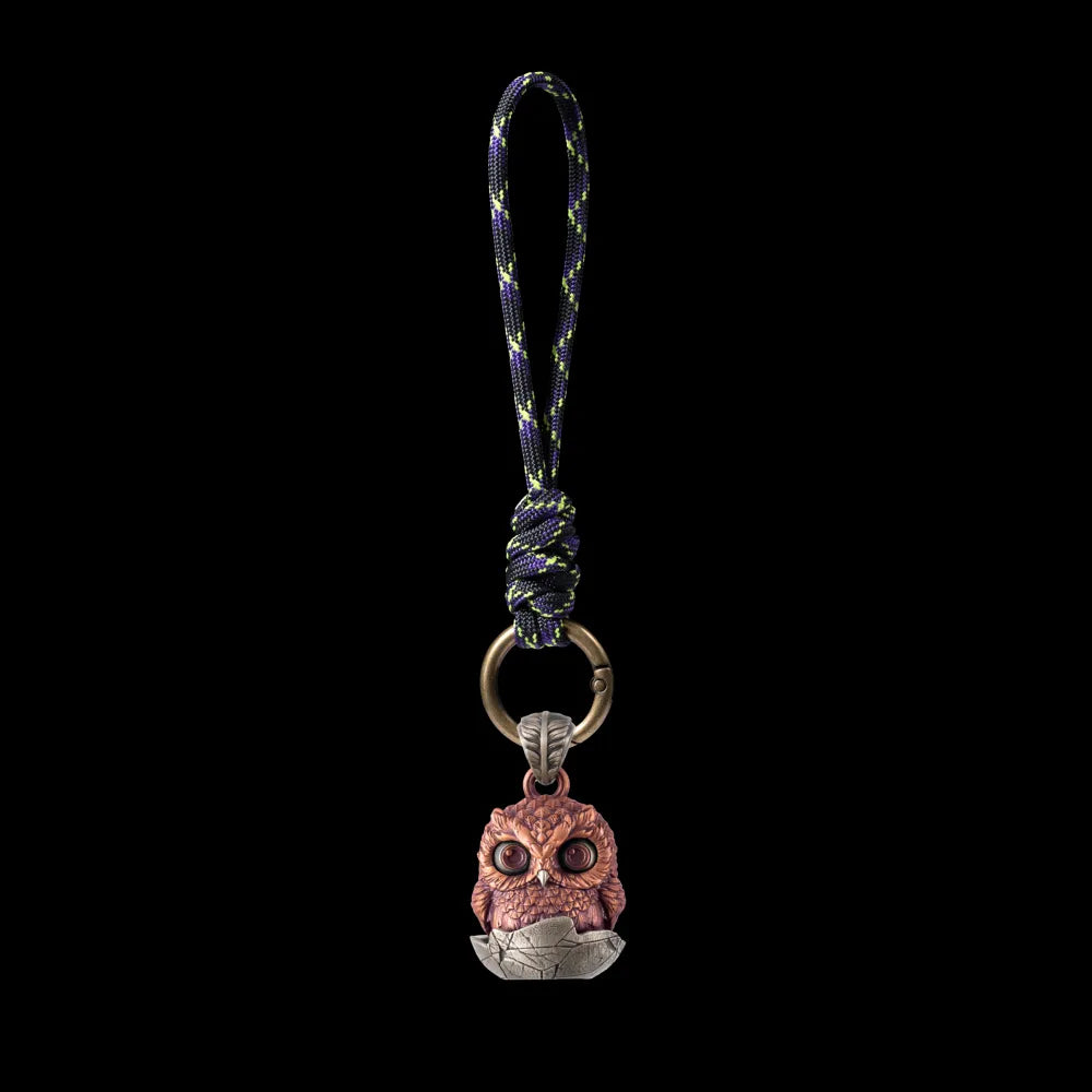 With Paracord Braided Keychain