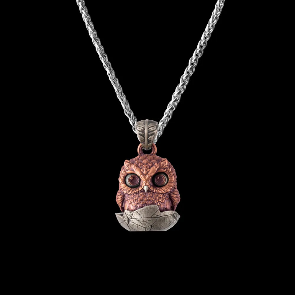 With Titanium Steel Chain Necklace