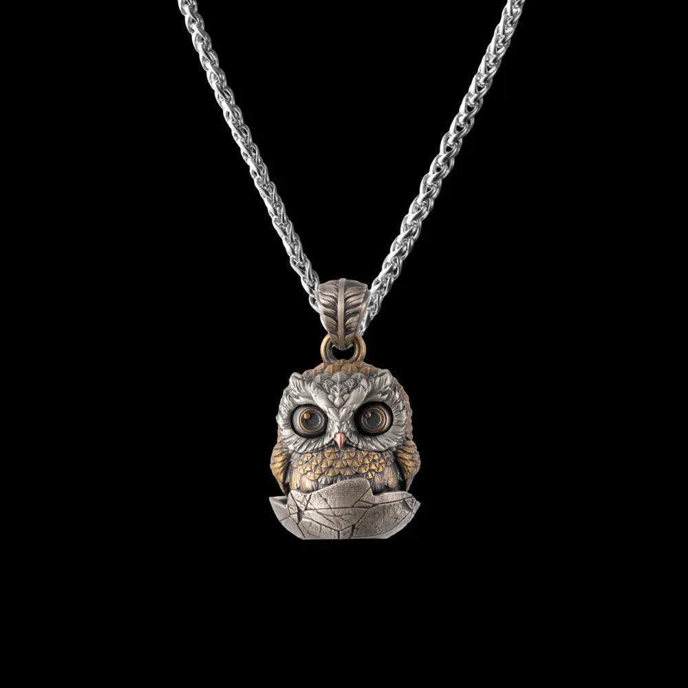 With Titanium Steel Chain Necklace