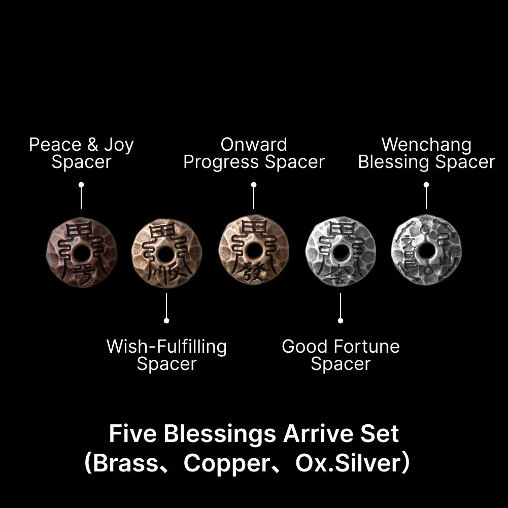 Taoist Silver Chip Spacer