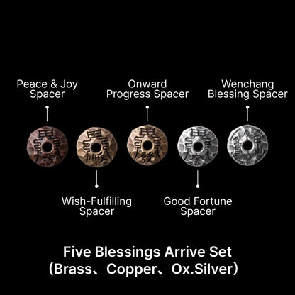 Taoist Silver Chip Spacer