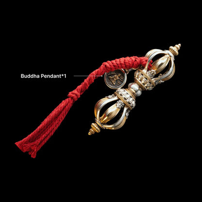 Ox.Silver Brass Palm Vajra Relic Option 02