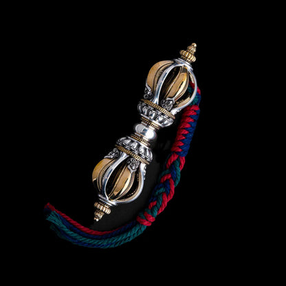 Ox.Silver Brass Palm Vajra Relic Option 09