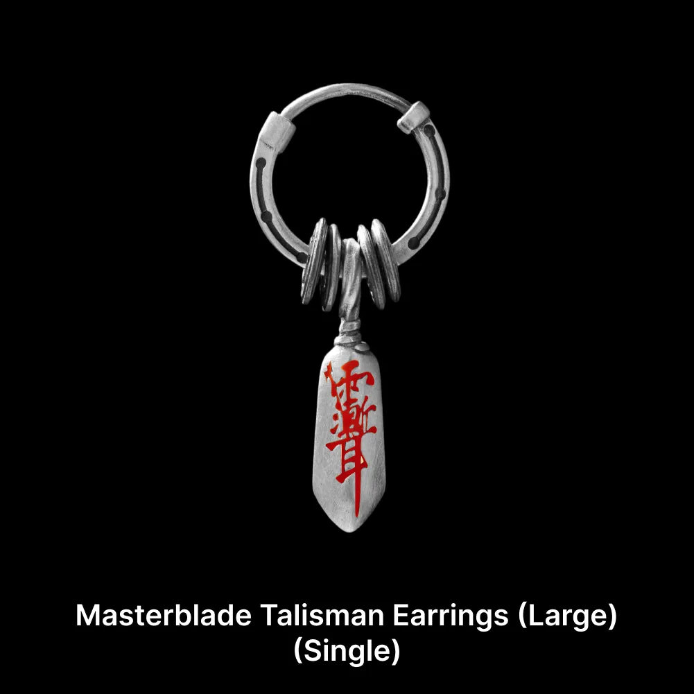 Masterblade Talisman Earrings (Large)