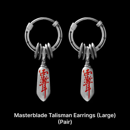 Masterblade Talisman Earrings (Large)