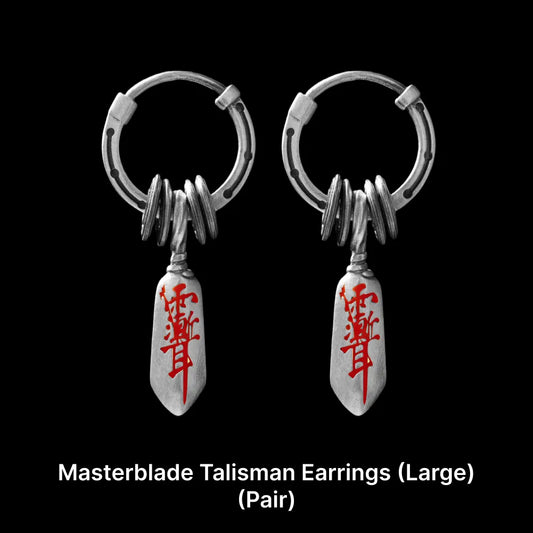 Masterblade Talisman Earrings (Large)