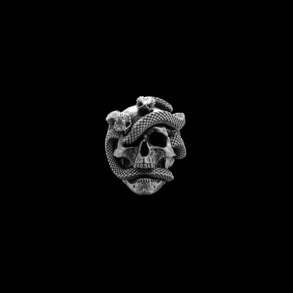 Skull & Snake Bead