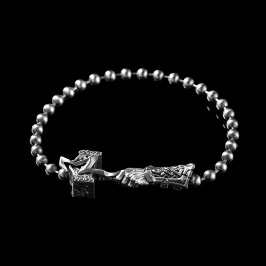 Thunder Hammer Chain Clasp Bracelet