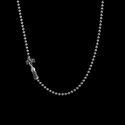 Thunder Hammer Chain Clasp Necklace
