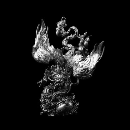 Winged Pixiu Guardian Figurine