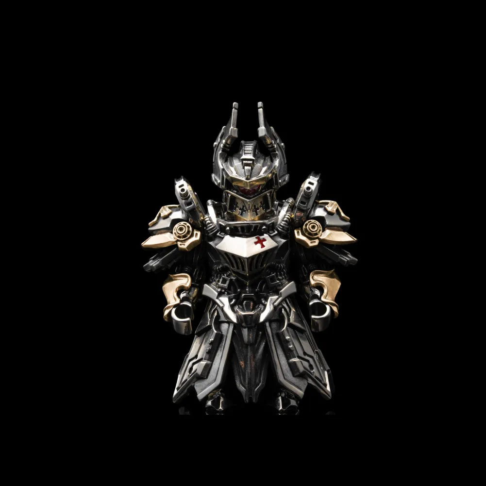 Ox.Silver With 14K Gold Mech Justicar Details 01