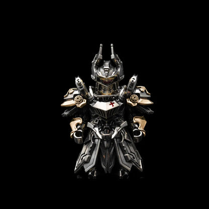 Ox.Silver With 14K Gold Mech Justicar Details 01