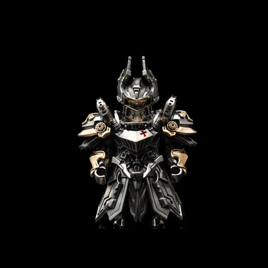 Ox.Silver With 14K Gold Mech Justicar Details 01