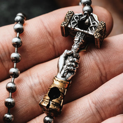 Thunder Hammer Chain Clasp Bracelet