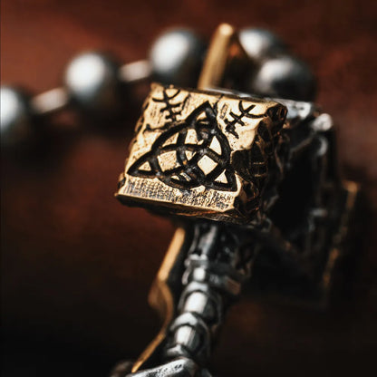 Thunder Hammer Chain Clasp Bracelet