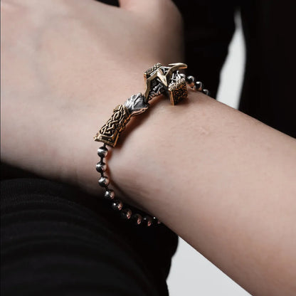 Thunder Hammer Chain Clasp Bracelet