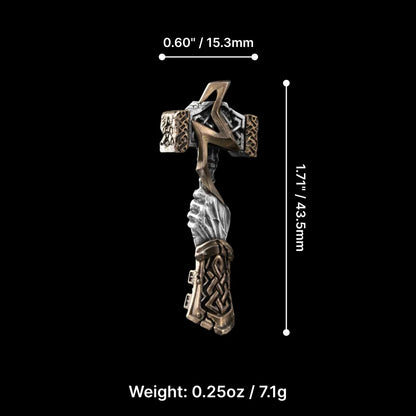 Thunder Hammer Chain Clasp Bracelet