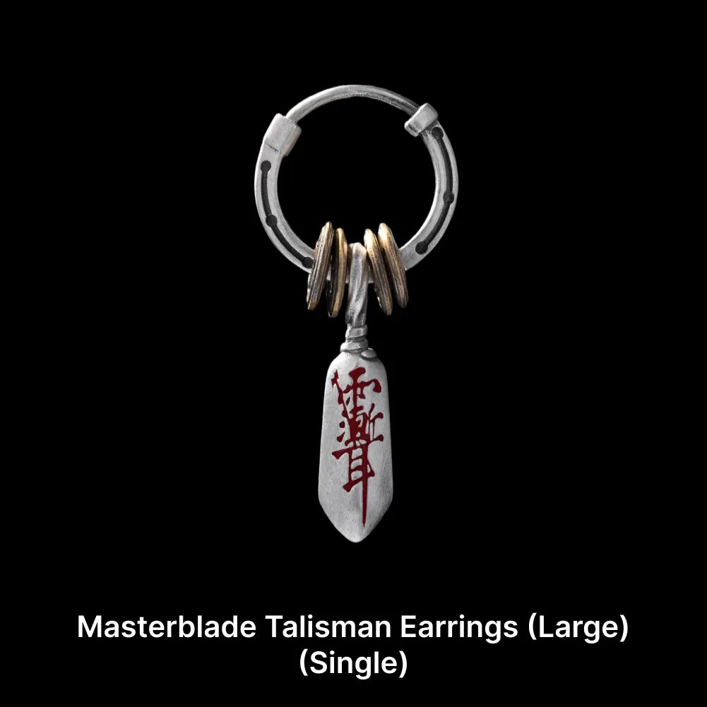 Masterblade Talisman Earrings (Large)