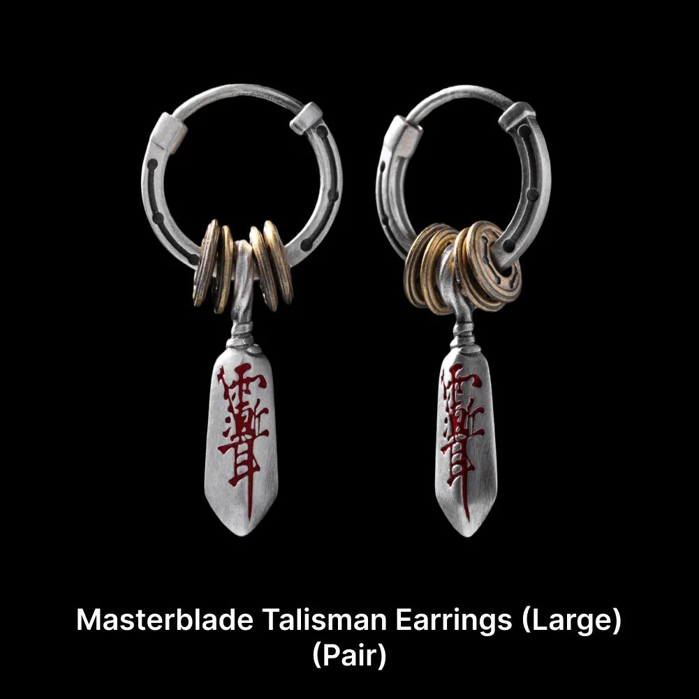Masterblade Talisman Earrings (Large)