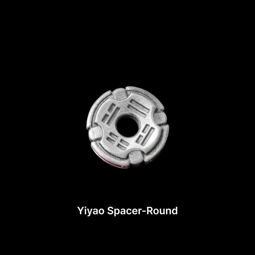 Ox.Silver With Cinnabar Yiyao Spacer SKU 01