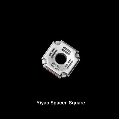 Ox.Silver With Cinnabar Yiyao Spacer SKU 02